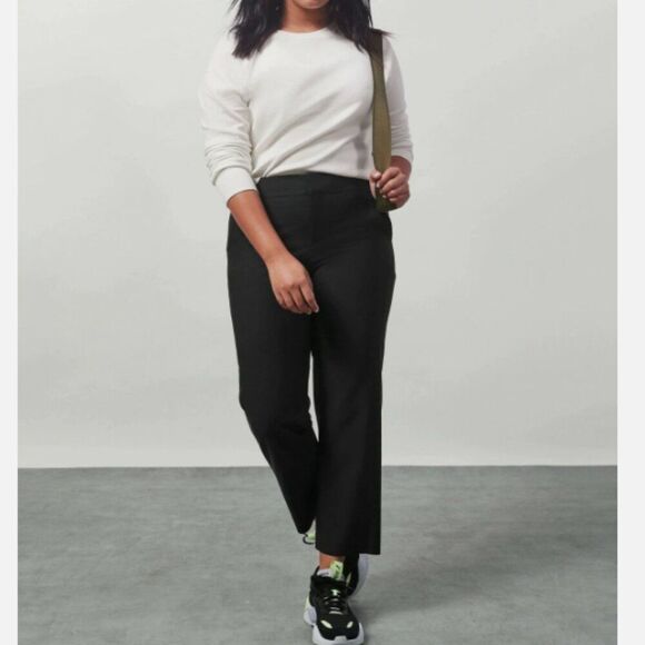 ATHLETA Stellar Straight Crop Pant Black Size 10 - Picture 11 of 11